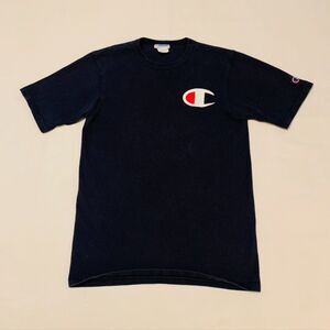 Champion Navy Blue “C” Logo T-Shirt – Size S